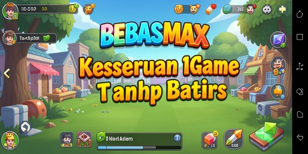 Tampilan gameplay BEBASMAX yang seru dan interaktif.