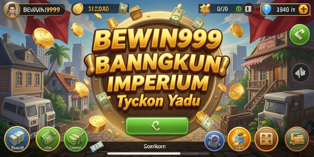 Screenshot gameplay BEWIN999 menampilkan momen membangun bisnis yang strategis.