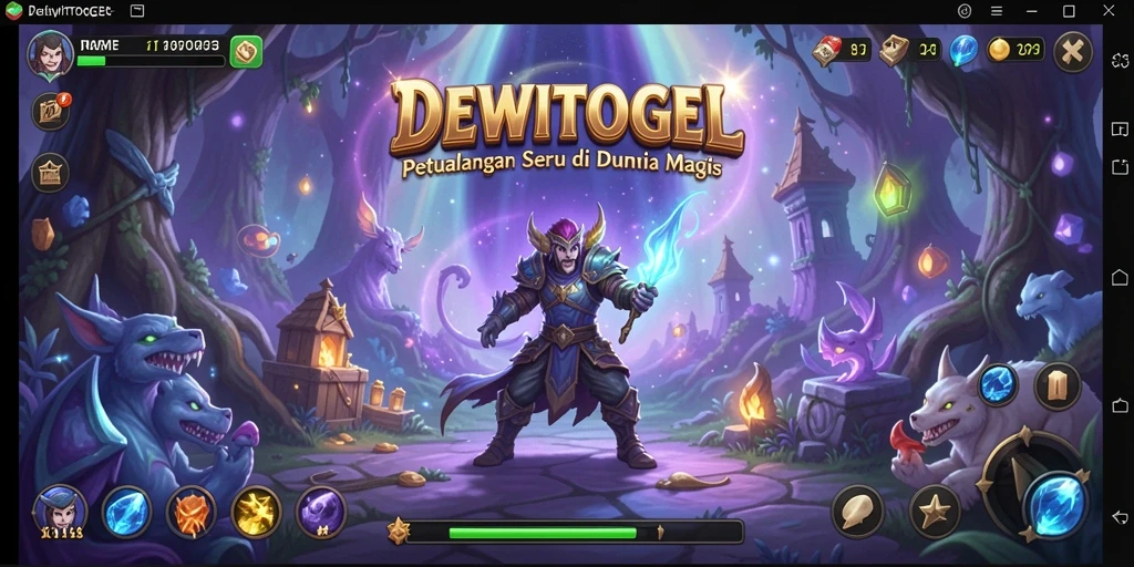 Tampilan gameplay DEWITOGEL yang menakjubkan saat menjelajahi dunia.