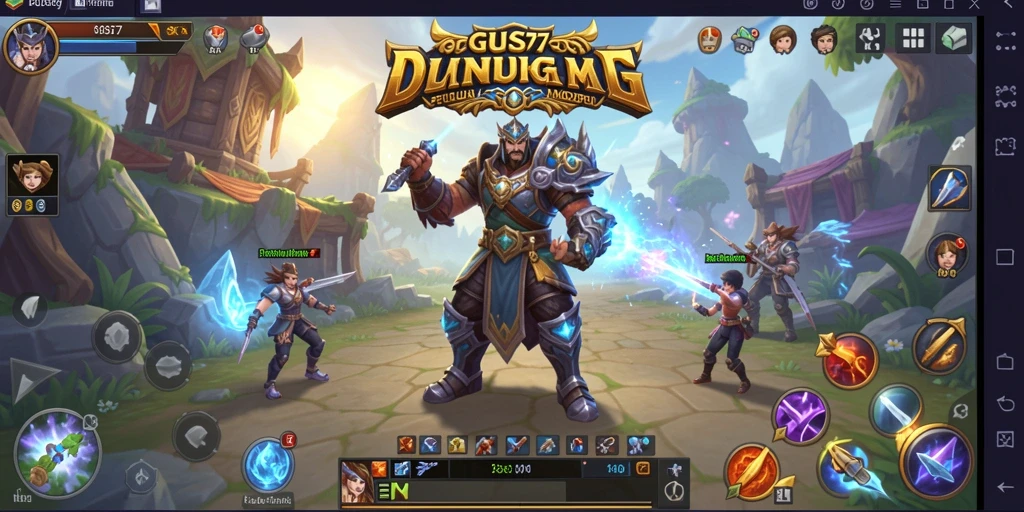 Tampilan gameplay GUS77 yang menarik dan mendebarkan saat bertempur.
