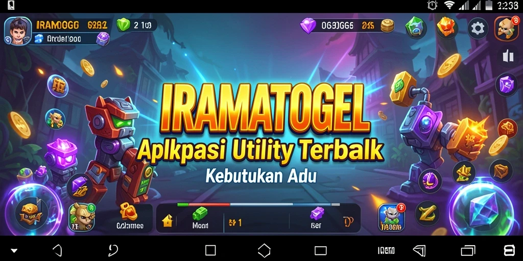 Tampilan antarmuka aplikasi IRAMATOGEL yang modern dan user-friendly.