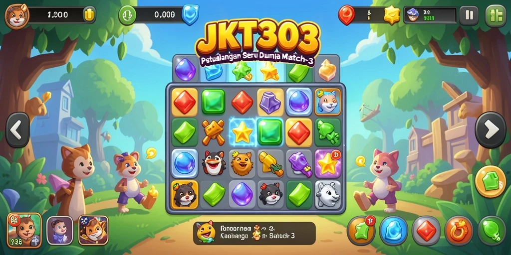 Tampilan gameplay JKT303 yang seru dan penuh warna.