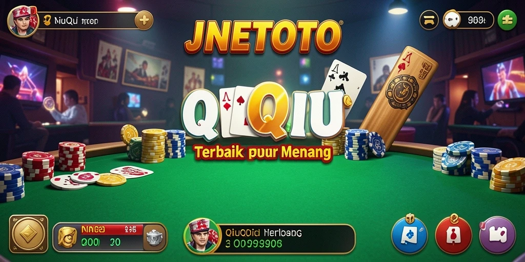 Screenshot utama JNETOTO menampilkan gameplay QiuQiu yang mendebarkan.