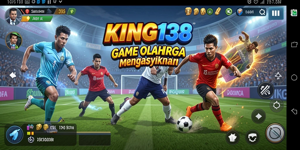 Tangkapan layar utama KING138 yang menampilkan aksi permainan olahraga yang mendebarkan.